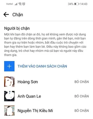 Hoe kun je zien wie je op Facebook hebt geblokkeerd?