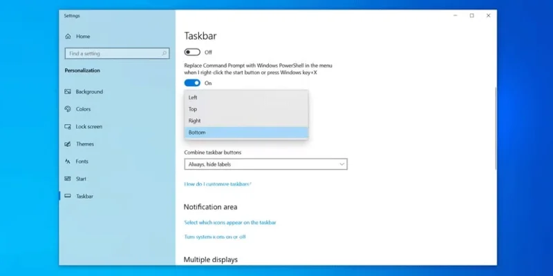 How to Center Taskbar Icons in Windows 10