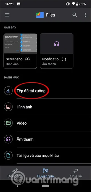 Jak usunąć historię pobierania na Androidzie