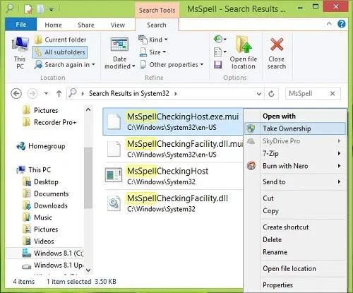 ¿Cómo desactivar el corrector ortográfico en Windows 10?