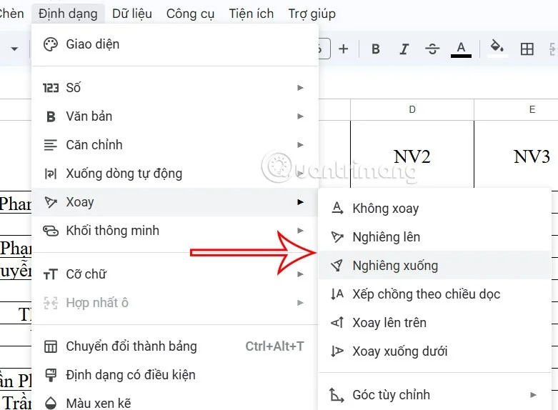 Google E-Tablolar'da hücreleri çizme talimatları