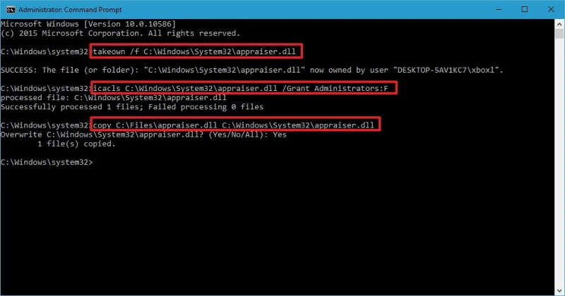 Use SFC scannow command to fix Windows 10 system file errors