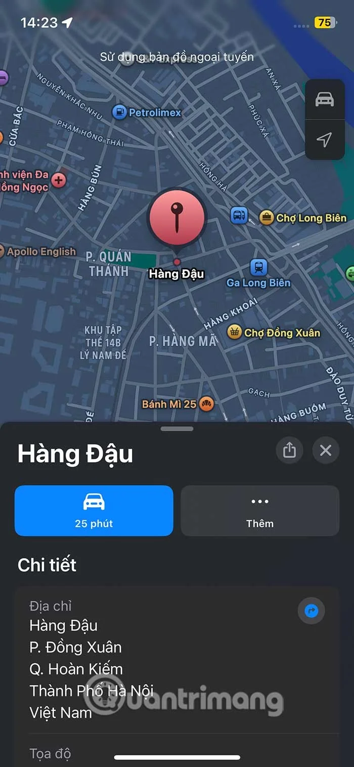 Instructions for downloading offline Apple Maps