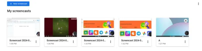 Cómo grabar vídeo de pantalla en Chromebook