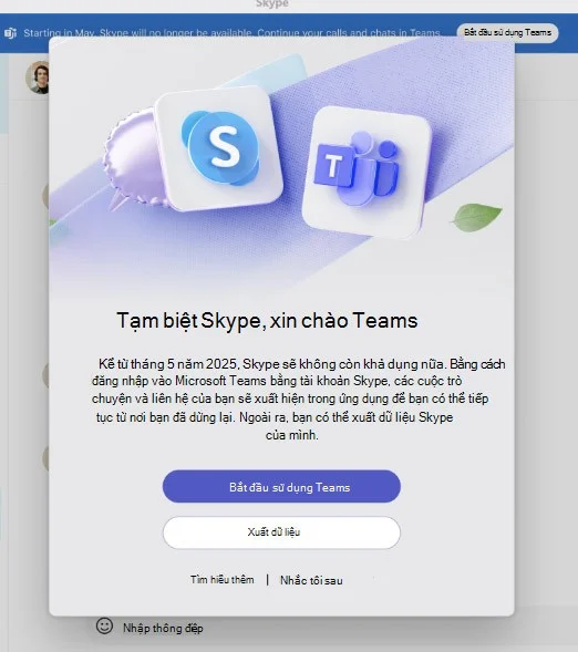 Skype'tan Microsoft Teams'e geçiş talimatları Skype'tan Microsoft Teams'e geçiş talimatları
