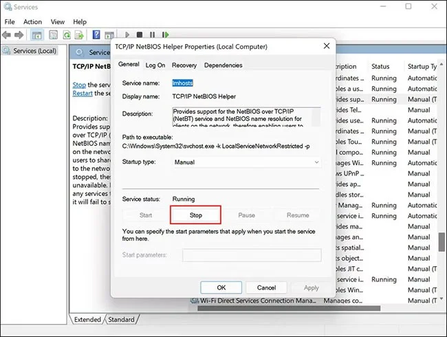 Windows'ta "Ağ yolu bulunamadı" hatasını düzeltme talimatları