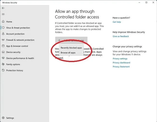 How to enable Ransomware Protection on Windows
