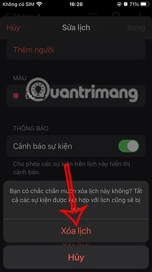 iPhone 캘린더에서 이벤트를 삭제하는 방법