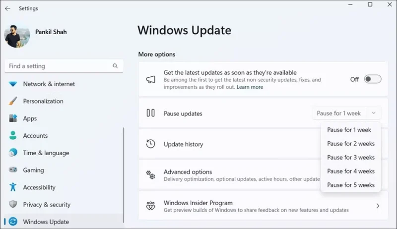 How to control Windows Update settings to avoid forced restarts