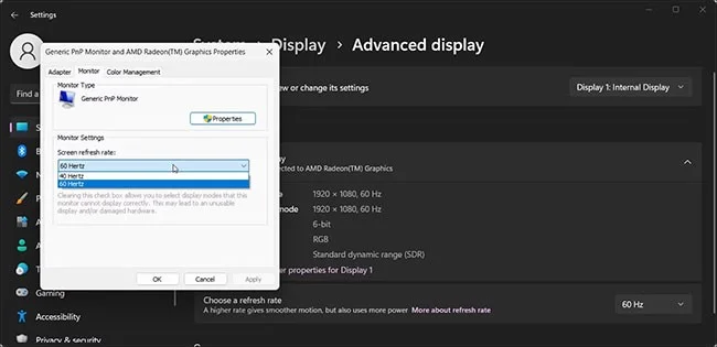 Cómo solucionar el error "Señal de entrada fuera de rango" en Windows