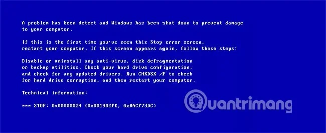 Instructions pour corriger les erreurs d'écran bleu sur les ordinateurs