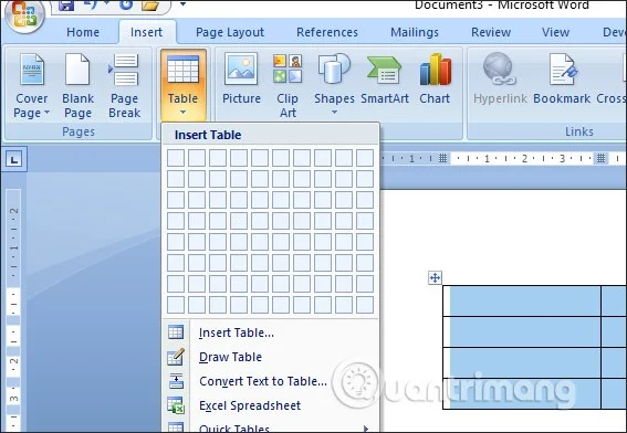 Hoe maak je tabelranden in Word?
