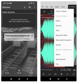 5 formas de crear efectos de sonido de entrada y salida gradual en teléfonos inteligentes
