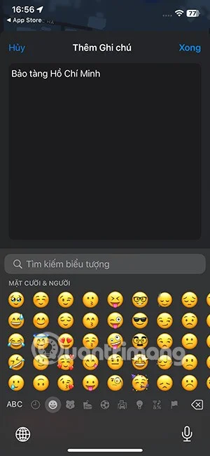 Apple Haritalar'da konum notları yazma talimatları