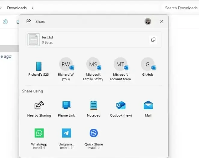 Instructions to enable Windows 11 file drag and drop feature
