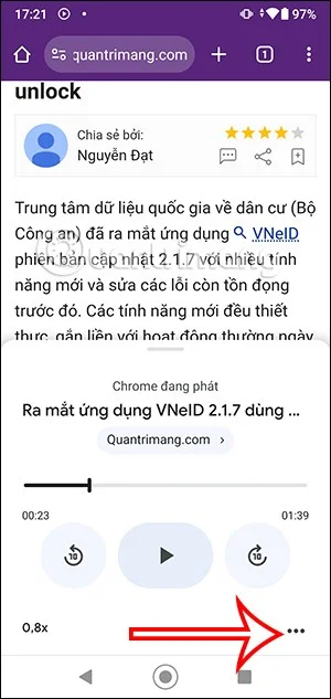 Chrome Android에서 웹 페이지를 소리내어 읽는 방법