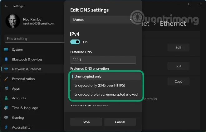 Cara Mendayakan DNS melalui HTTPS untuk Semua Apl dalam Windows 11