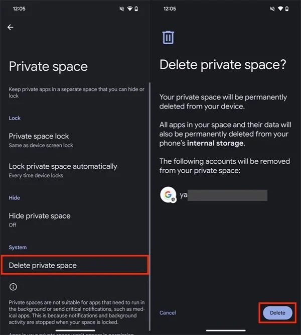 Android 15에서는 Private Space를 어떻게 사용하나요?