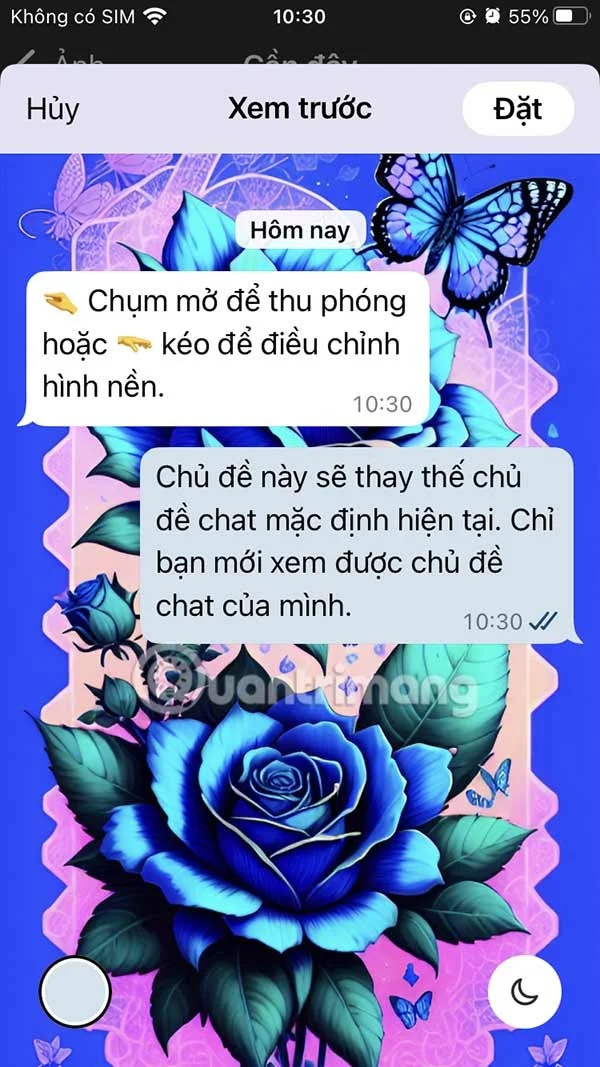 Instrucciones para configurar el fondo de pantalla del chat en WhatsApp