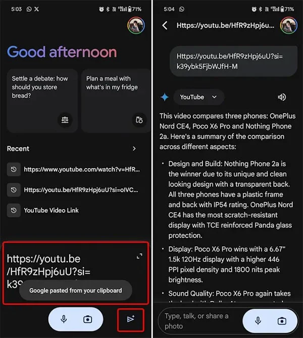 Bagaimana untuk meringkaskan video YouTube menggunakan Gemini