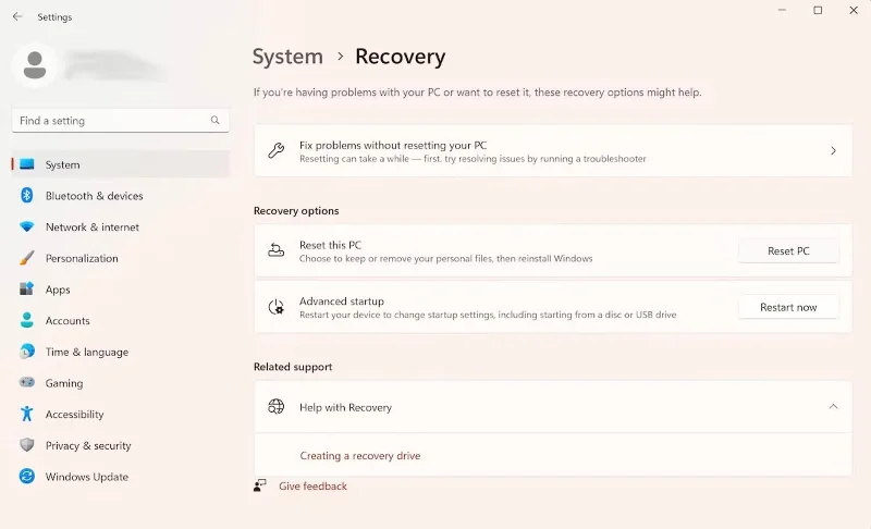 5 ways to open the Startup Repair tool on Windows