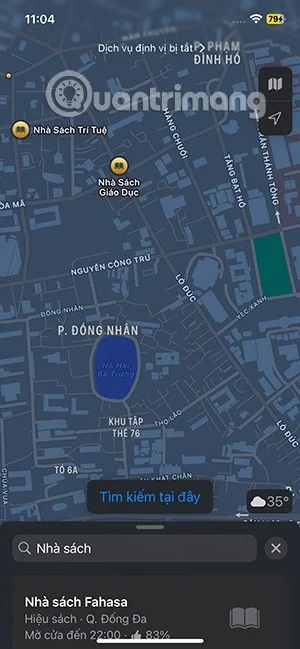 Hoe u de tool 'Zoek hier' op Apple Maps gebruikt