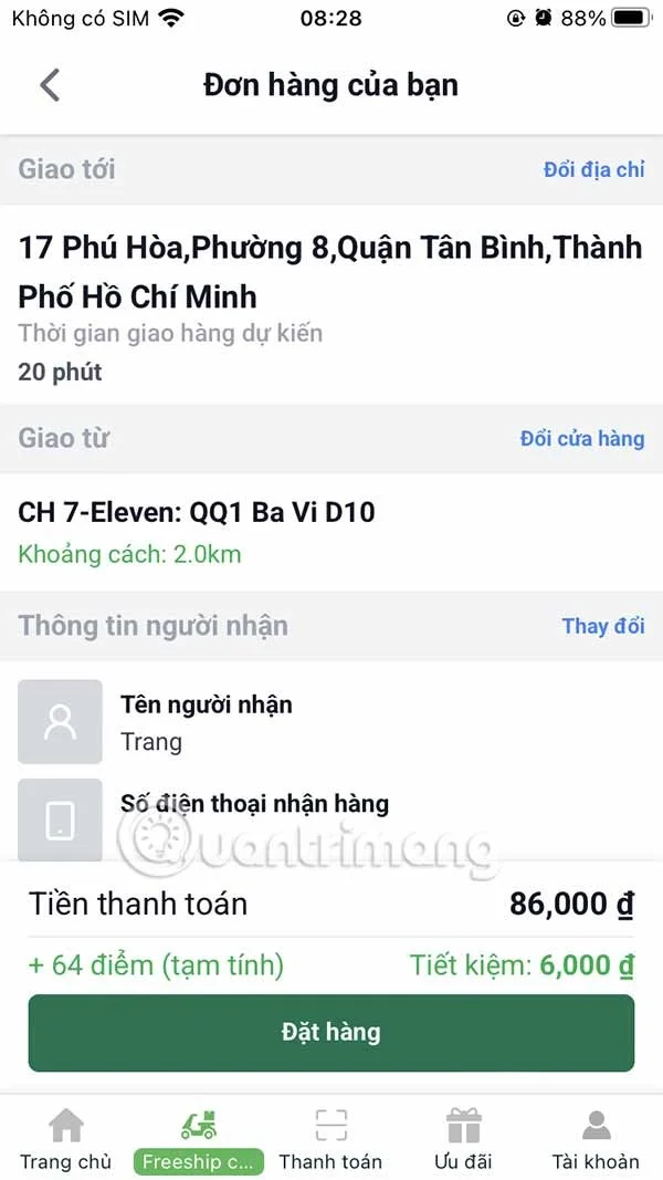 7-Eleven'da alışveriş talimatları