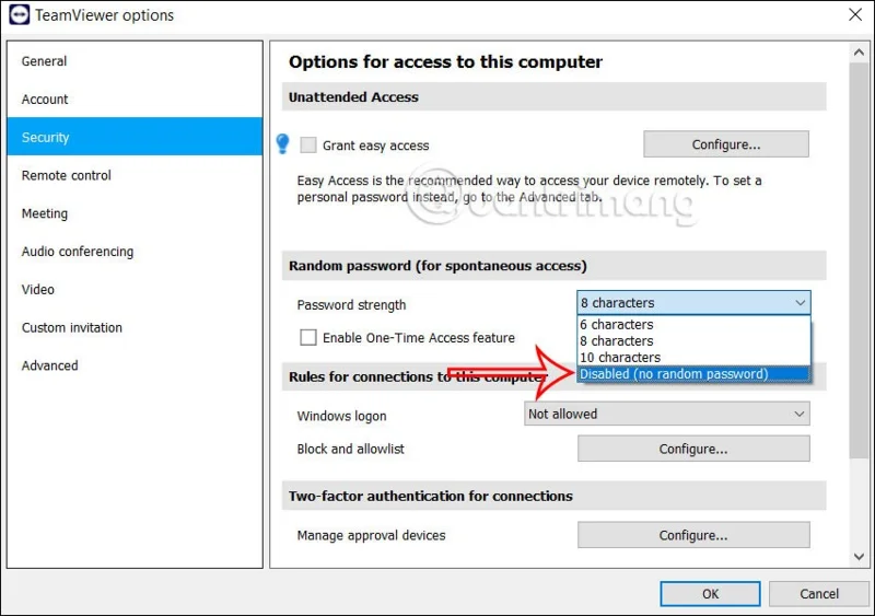Instructies voor het instellen van het nieuwste permanente TeamViewer-wachtwoord