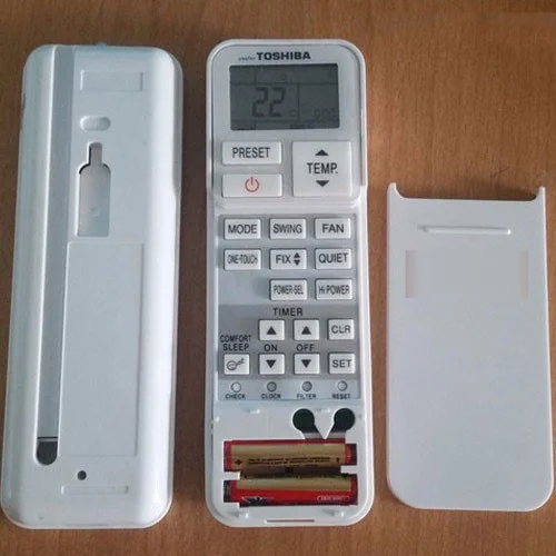 Cómo reemplazar la batería del control remoto del aire acondicionado Toshiba