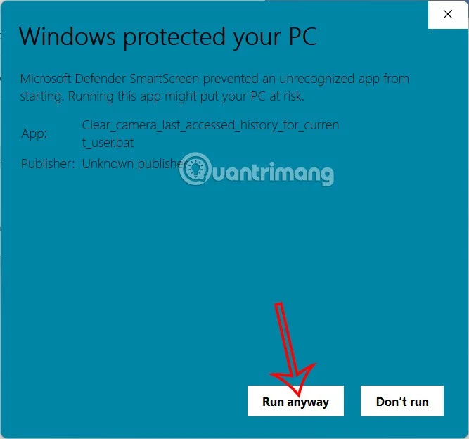 วิธีการลบประวัติการเข้าใช้กล้องครั้งล่าสุดบน Windows 11