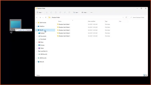 Instruções sobre como trazer este PC para a área de trabalho no Windows 11