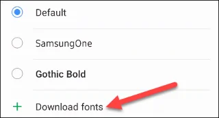 Cómo cambiar la fuente en un teléfono Android