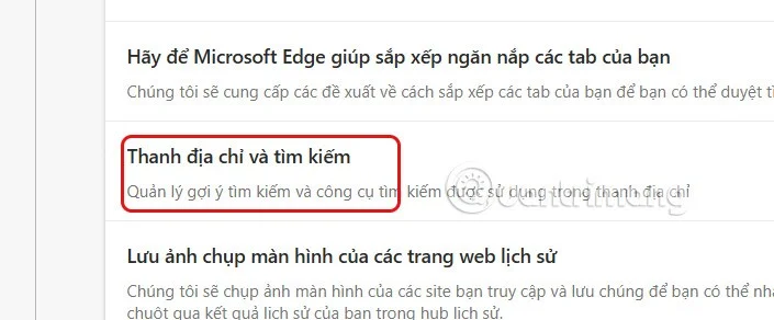 Hoe u zoekfilters in de Edge-adresbalk uitschakelt
