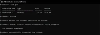 How to create USB Boot using Command Prompt