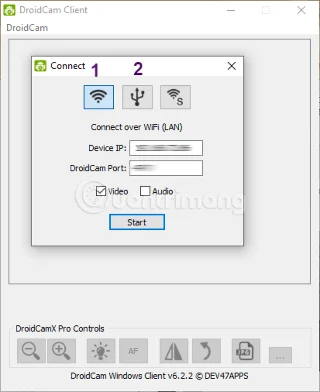Hoe je DroidCam gebruikt om je telefoon om te zetten in een webcam voor je computer