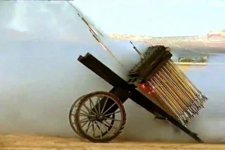 Vídeo: Primer plano del aterrador poder de un supercohete que disparó 100 flechas a la vez en el siglo XV
