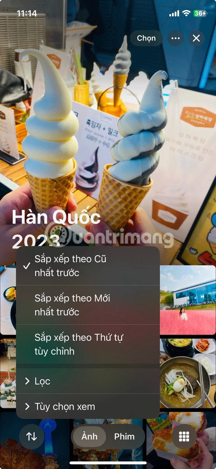 Cómo organizar fotos en el iPhone