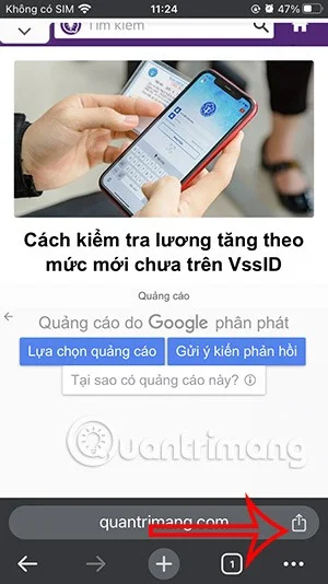 Cómo poner un sitio web en la pantalla del iPhone