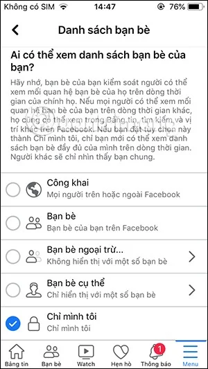 Hoe u uw vriendenlijst op Facebook op uw telefoon of computer kunt verbergen