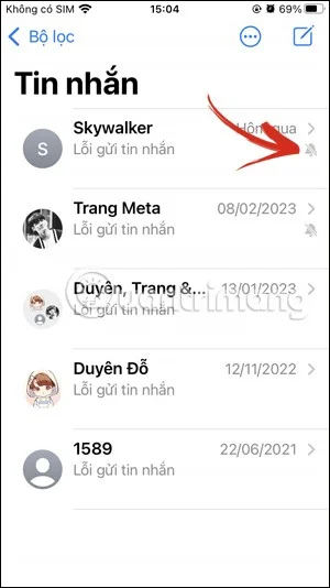 iPhone에서 다른 사람의 메시지 알림을 끄는 방법