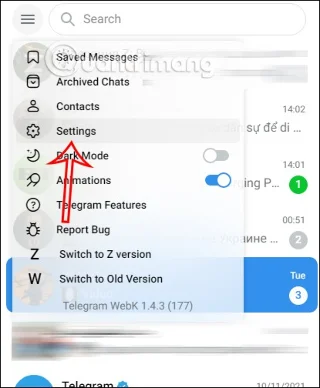 How to log out of Telegram account remotely