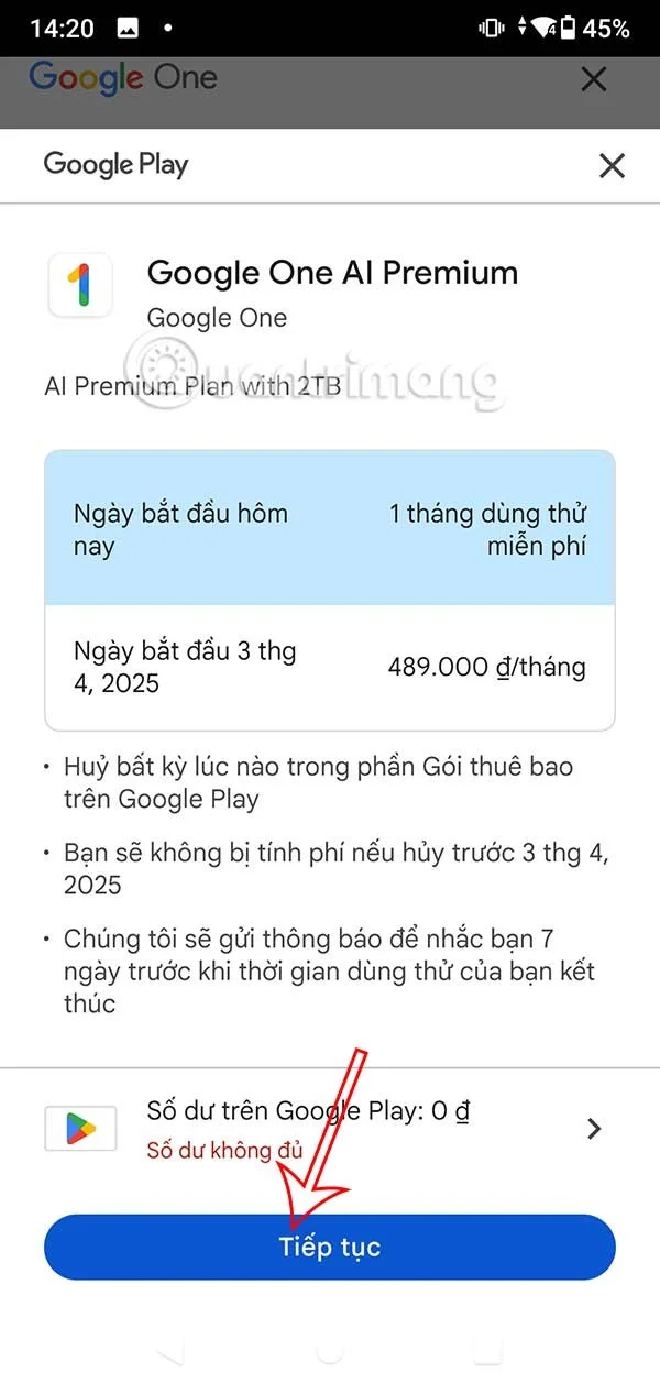 Google One AI Premium を1ヶ月間無料で登録する方法