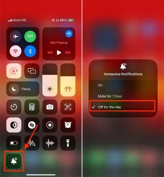 IPhone AirPods에서 Siri가 메시지를 읽는 것을 끄는 방법