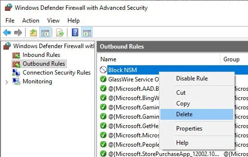 How to block Internet connection of Windows 10 software and applications