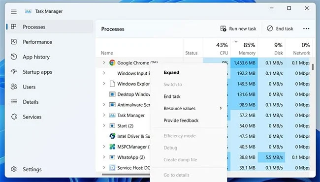 8 ways to close applications and programs on Windows