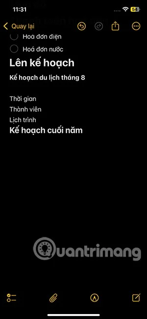 iPhone notlarına ses dosyaları ekleme talimatları