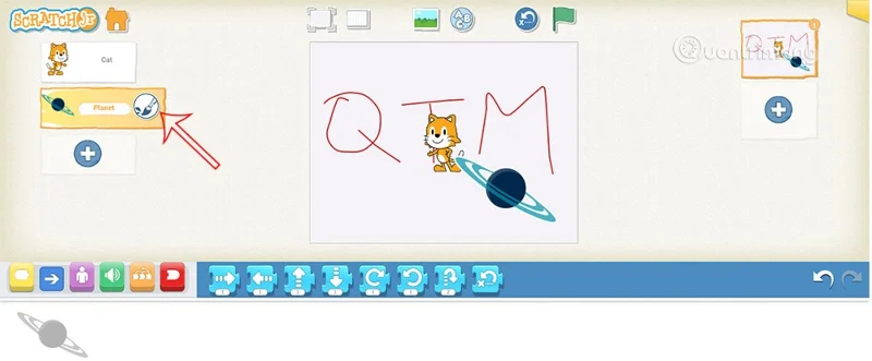 Instruções para adicionar personagens no ScratchJR
