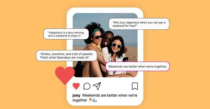 Estados y subtítulos interesantes sobre el fin de semana en inglés para Instagram