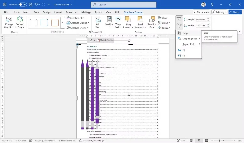 Hoe u uw Word-document laat opvallen met een mooie inhoudsopgave