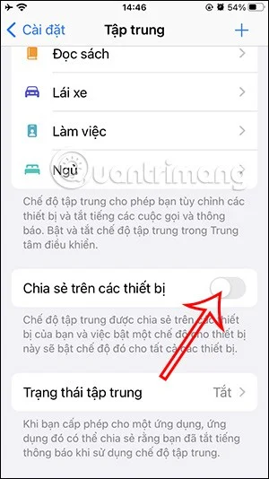 How to Share Focus Status on iPhone